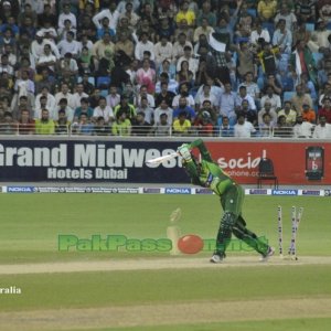 Shoaib Malik bowled