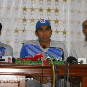 Misbah ul Haq and Mohammad Hafeez at Post Match Press Conference