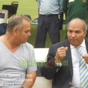 Dav Whatmore and Intikhab Alam