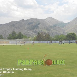 Scenic view of Abbottabad Stadium