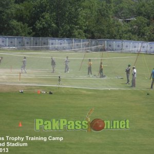 Practice underway at Abbottabad