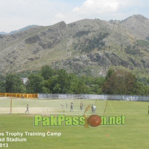 Practice underway at Abbottabad