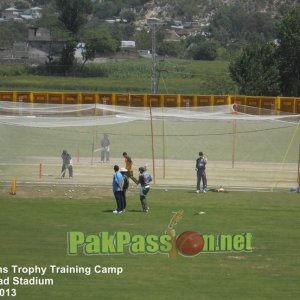 Practice underway at Abbottabad