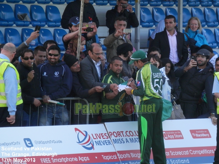 1st ODI - Scotland vs Pakistan