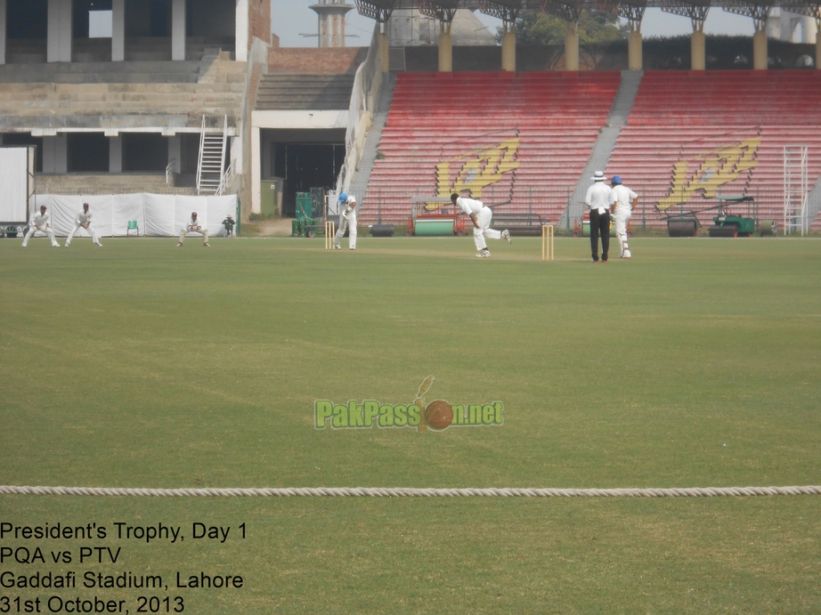 2013/14 President's Trophy, Port Qasim vs PTV, Lahore