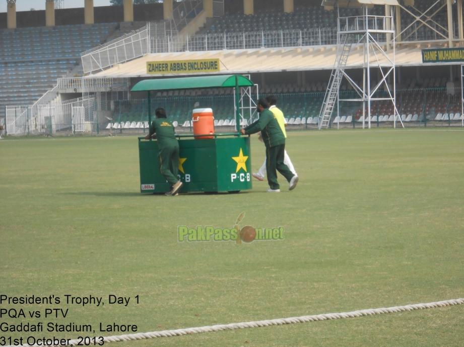 2013/14 President's Trophy, Port Qasim vs PTV, Lahore