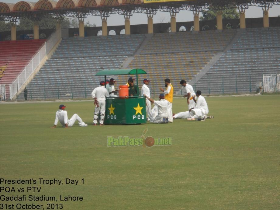 2013/14 President's Trophy, Port Qasim vs PTV, Lahore