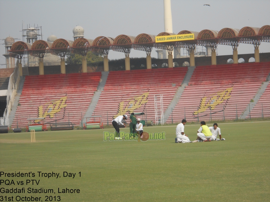 2013/14 President's Trophy, Port Qasim vs PTV, Lahore