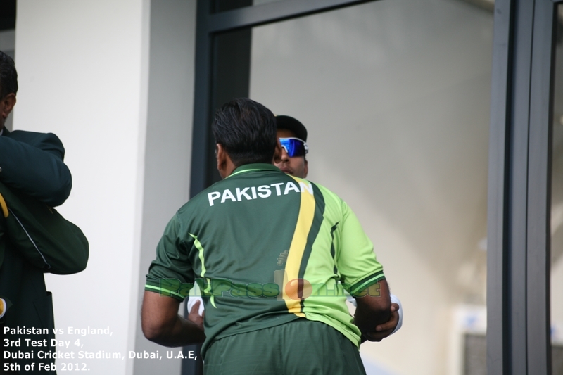 45. Umar Akmal gets a hug