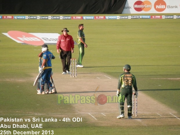 4th ODI: Pakistan vs Sri Lanka at Abu Dhabi