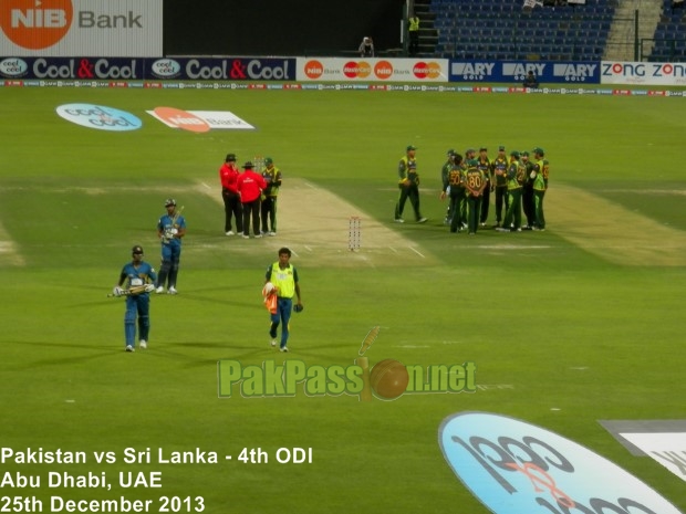 4th ODI: Pakistan vs Sri Lanka at Abu Dhabi