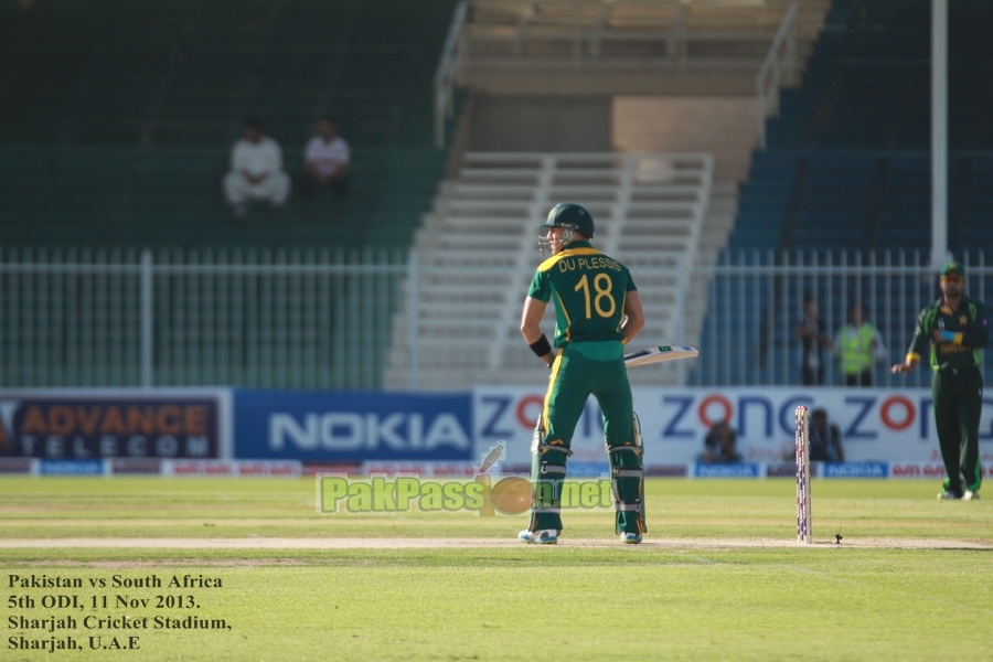 5th ODI: Pakistan vs South Africa at Abu Dhabi, November 11th, 2013