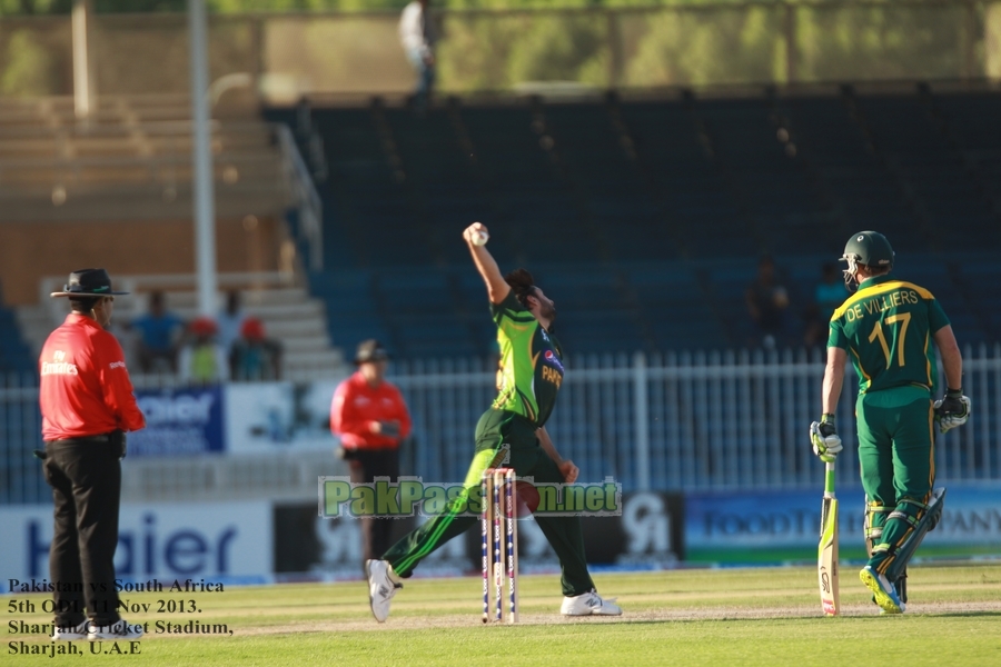 5th ODI: Pakistan vs South Africa at Abu Dhabi, November 11th, 2013