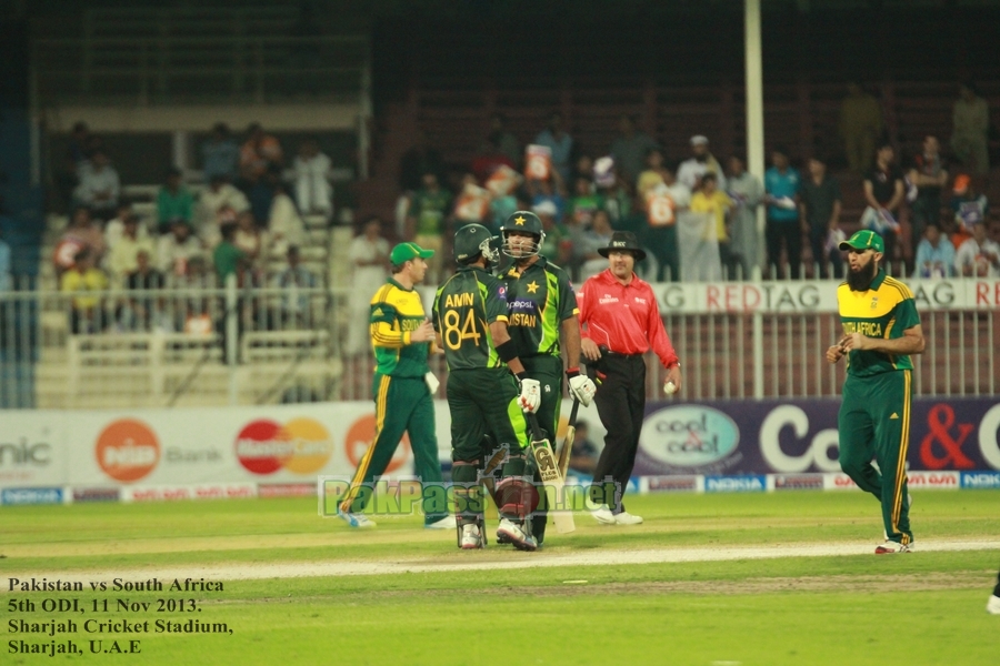 5th ODI: Pakistan vs South Africa at Sharjah, November 11th, 2013