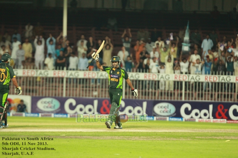 5th ODI: Pakistan vs South Africa at Sharjah, November 11th, 2013