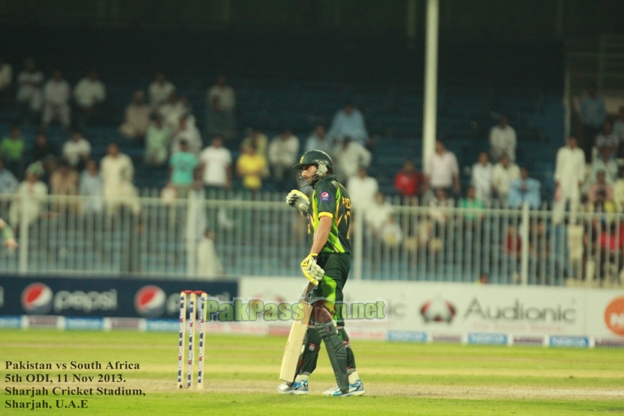 5th ODI: Pakistan vs South Africa at Sharjah, November 11th, 2013