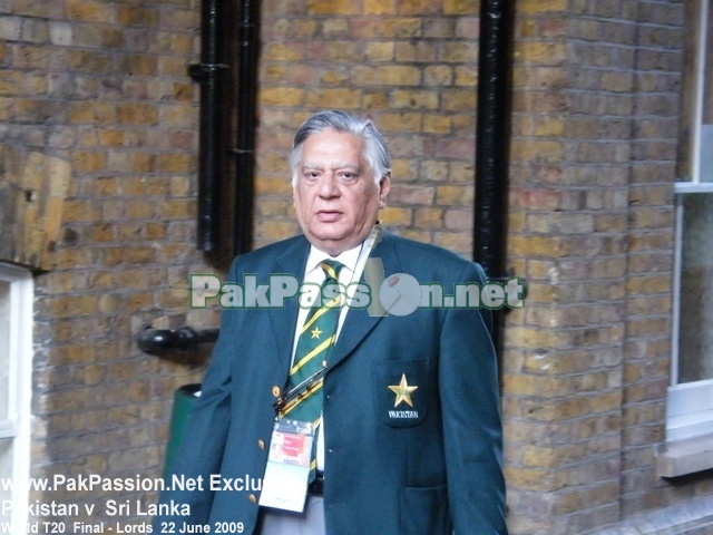 A PCB official leaving Lord's