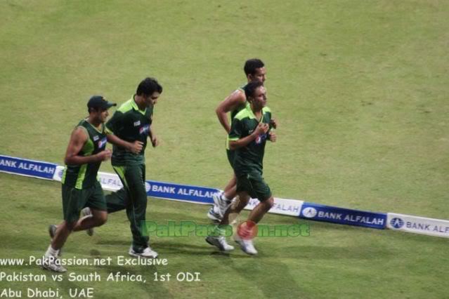 Abdur Rehman and Tanvir Ahmed with Shahzaib Hasan