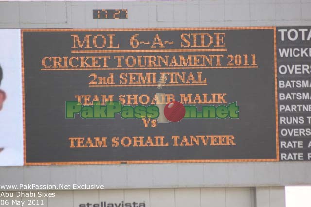 Abu Dhabi Sixes Tournament | Sheik Zayed Stadium | 06 May 2011