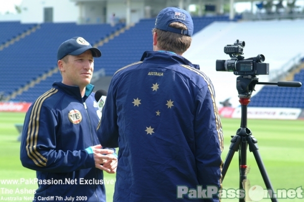 Australia Nets: Cardiff 7th July