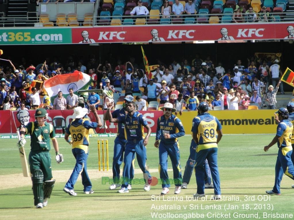 Australia vs Sri Lanka, 3rd ODI, Brisbane