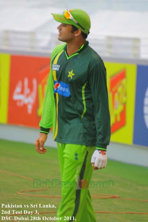 Azhar Ali looks on