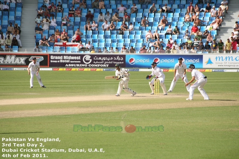 Azhar Ali sets off for a single