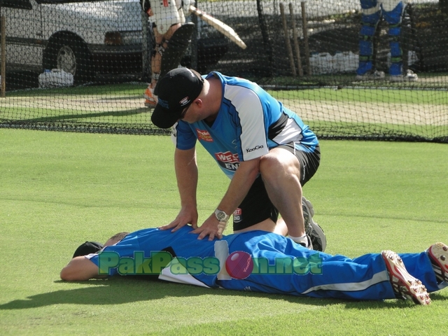 Big Bash: Adelaide Striker Practice Session: 2nd Jan 2012