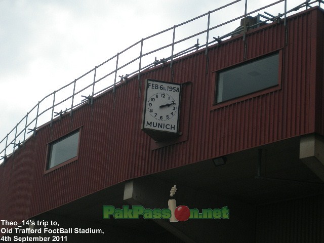 Clock at Oldtrafford