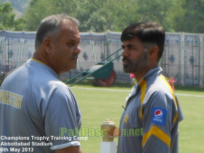 Dav Whatmore and Shahid Aslam