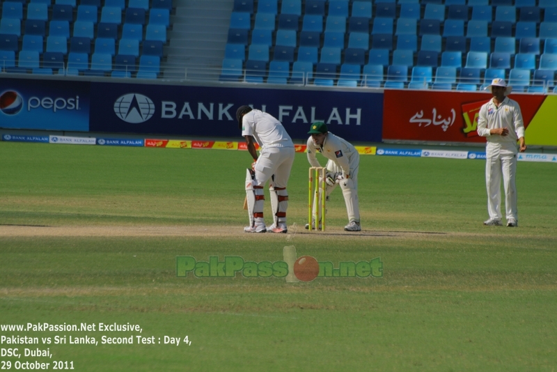 Dhamka Prasad getting ready to bat