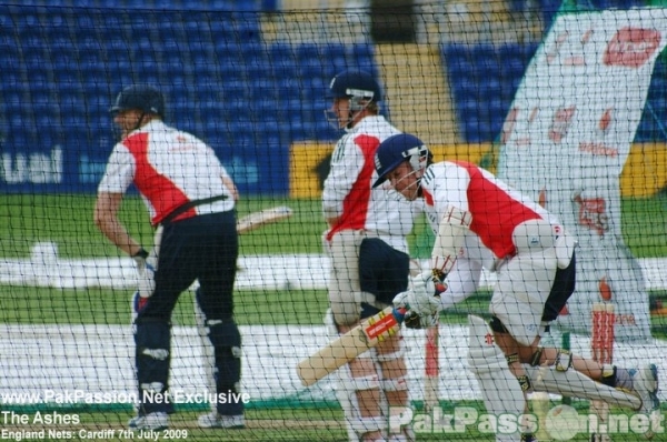 England Nets: Cardiff 7th July