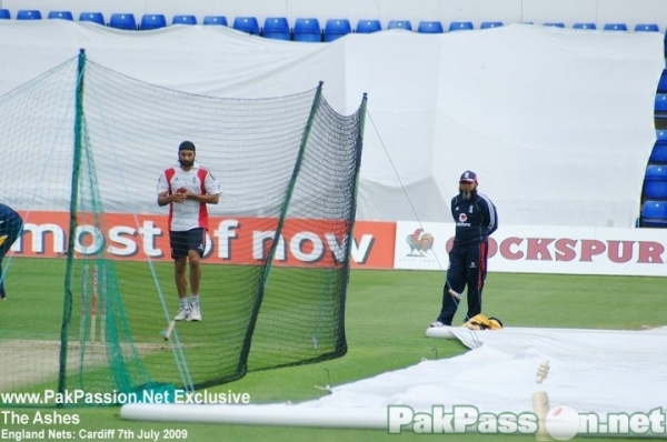 England Nets: Cardiff 7th July