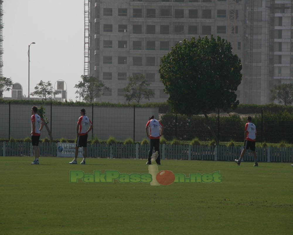 England players practicing