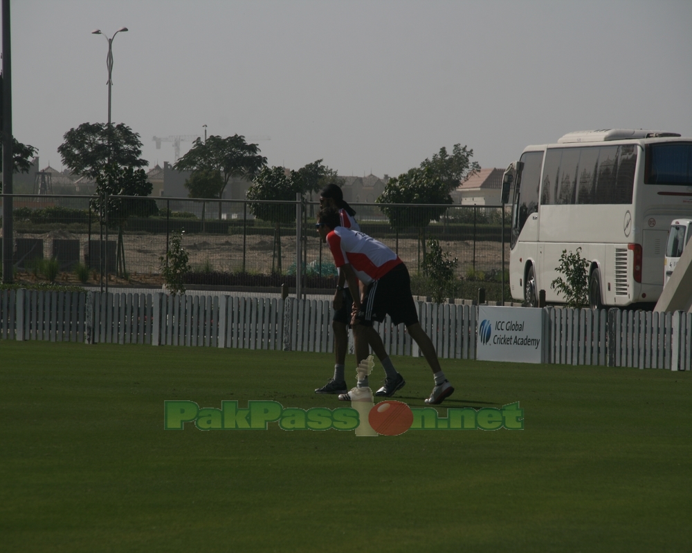 England players practicing