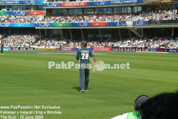 Fawad Alam fielding at The Oval