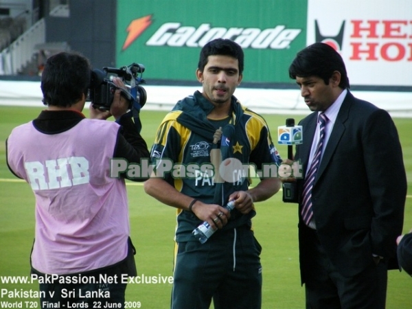 Fawad Alam gives an interview