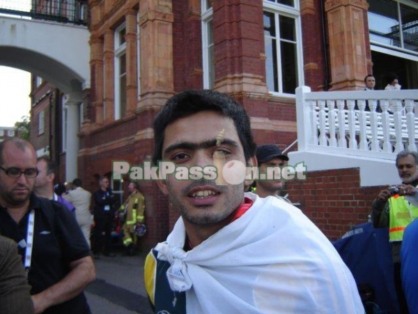 Fawad Alam outside Lord's