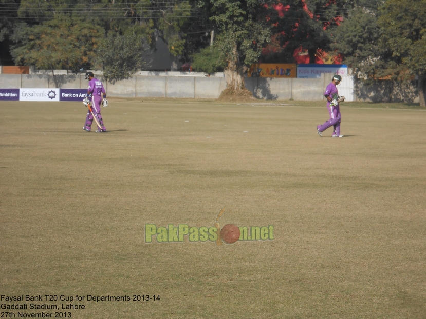 Faysal Bank T20 Cup for Departments 2013/14