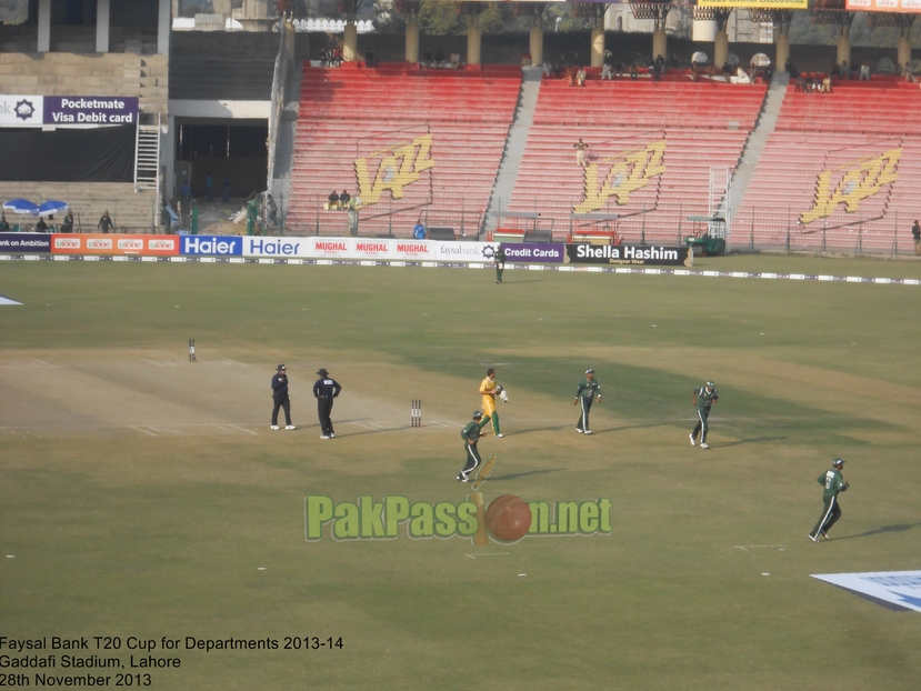 Faysal Bank T20 Cup for Departments 2013/14