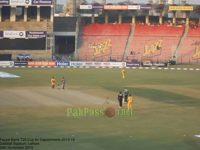 Faysal Bank T20 Cup for Departments 2013/14