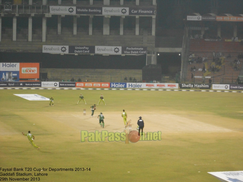 Faysal Bank T20 Cup for Departments 2013/14