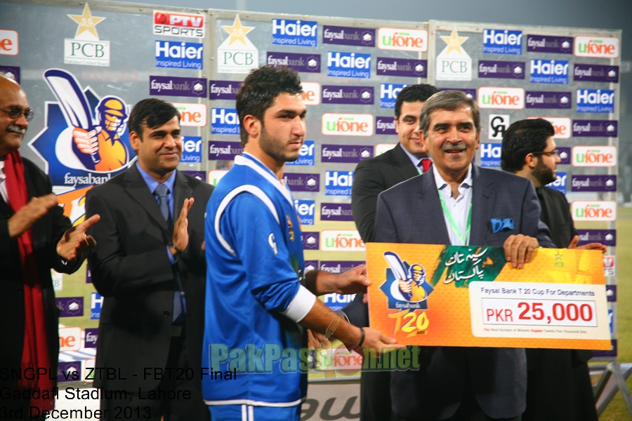 Faysal Bank T20 Cup for Departments 2013/14