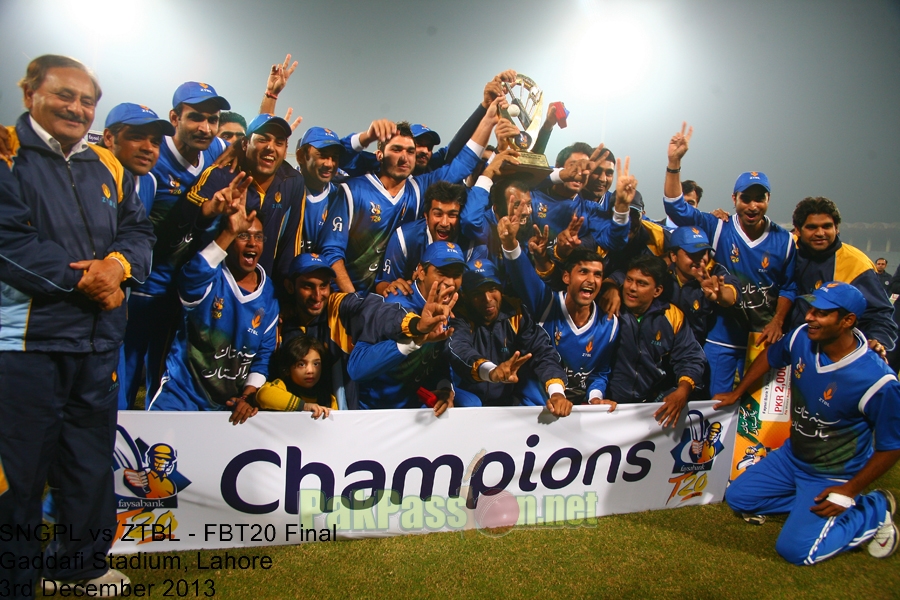 Faysal Bank T20 Cup for Departments 2013/14