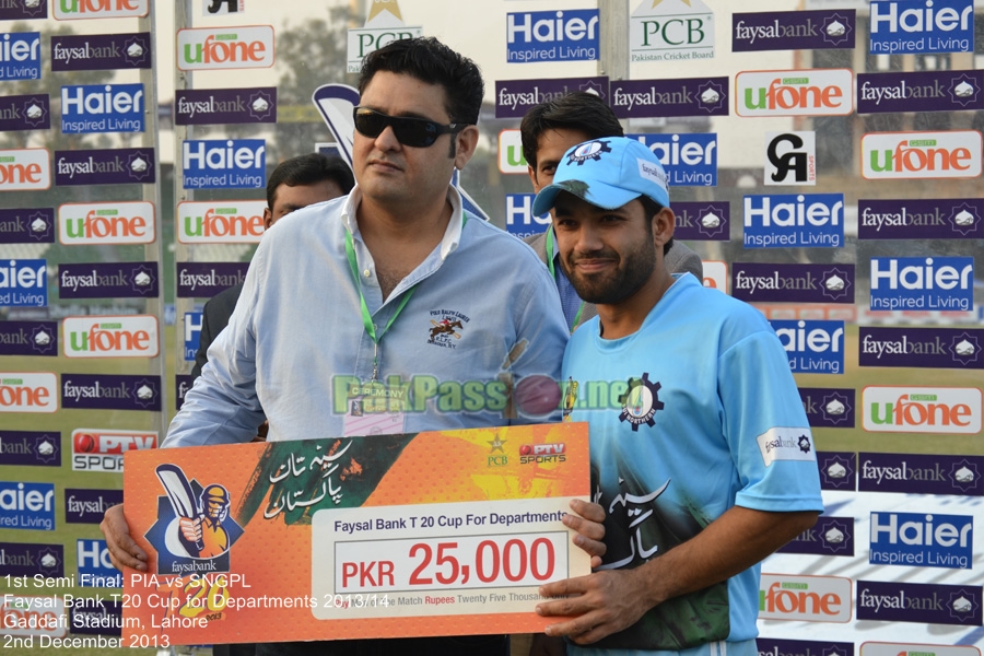 Faysal Bank T20 Cup for Departments 2013/14