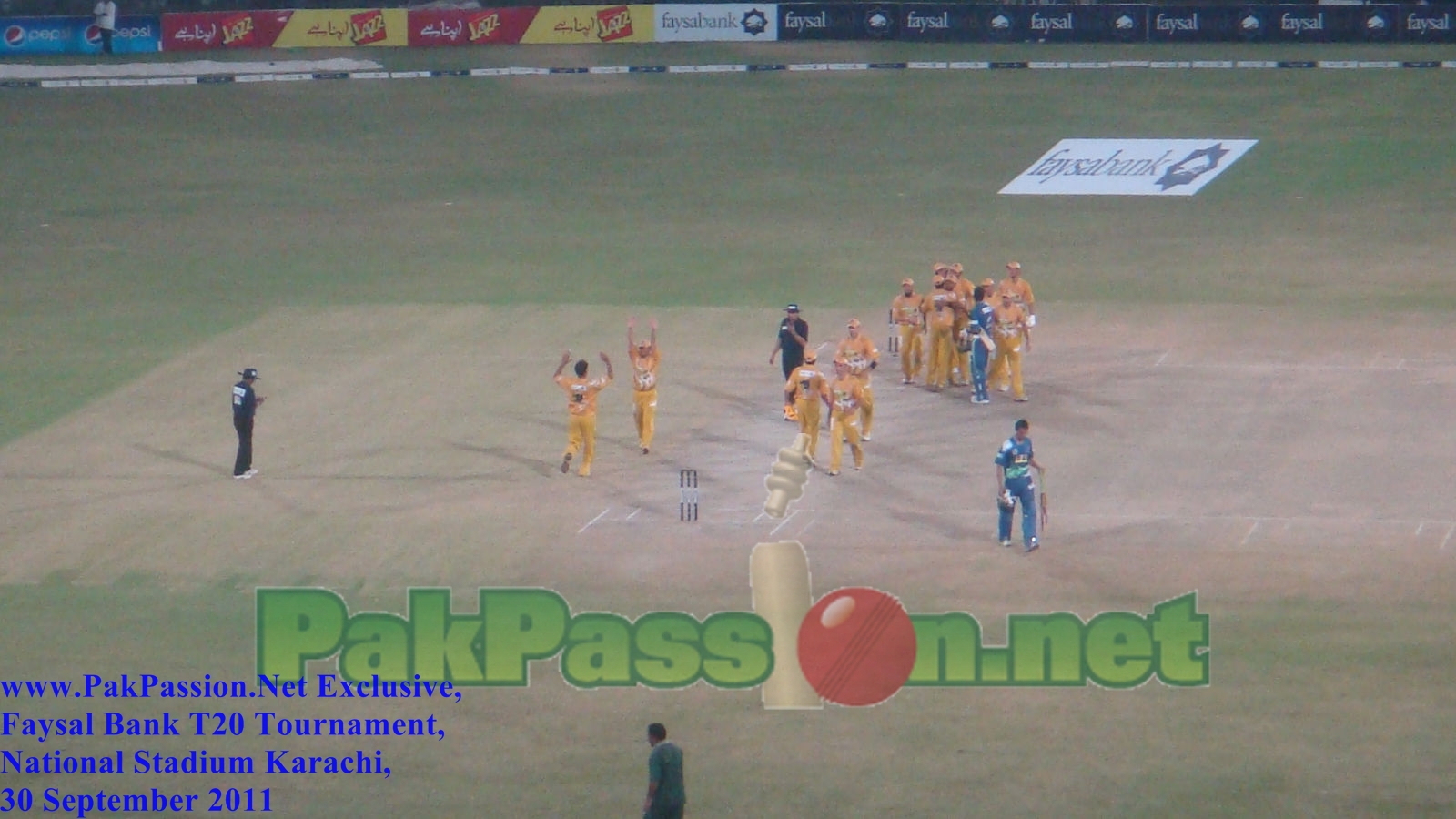 Faysal Bank Twenty20 Cup 2011 - National Stadium Karachi