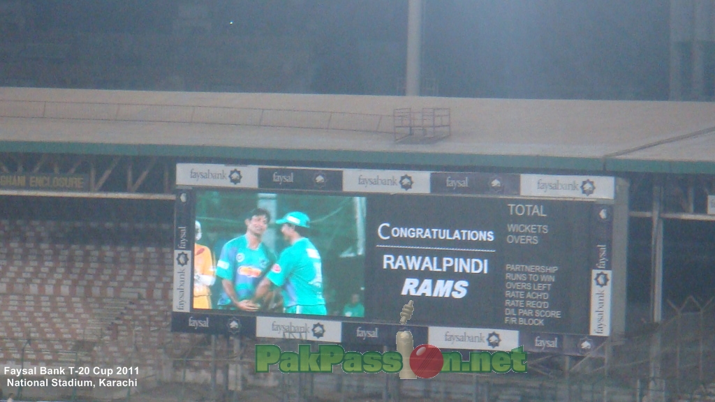 Faysal Bank Twenty20 Cup 2011 - National Stadium Karachi