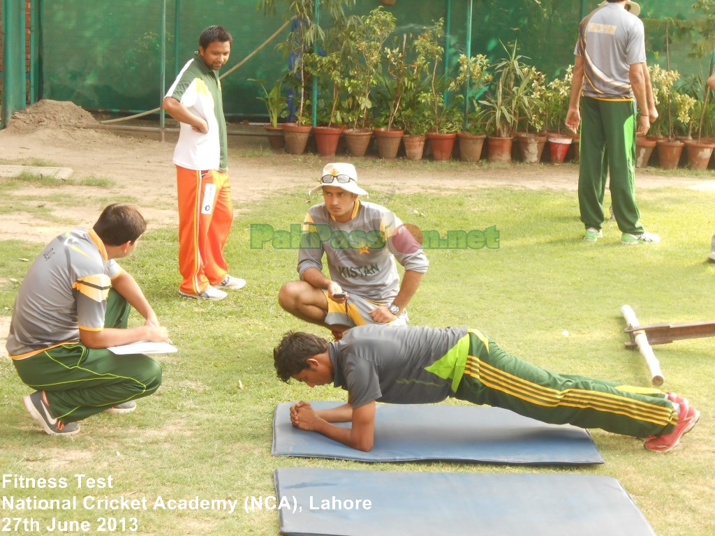 Fitness Test, National Cricket Academy (NCA), Lahore