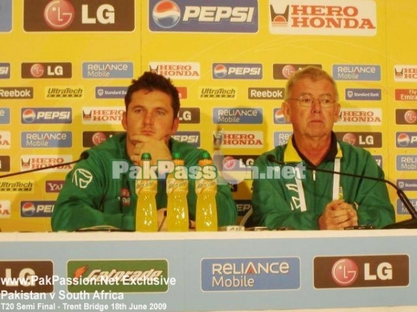 Graeme Smith at the press conference