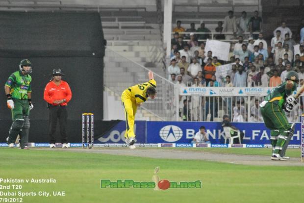 Hafeez batting